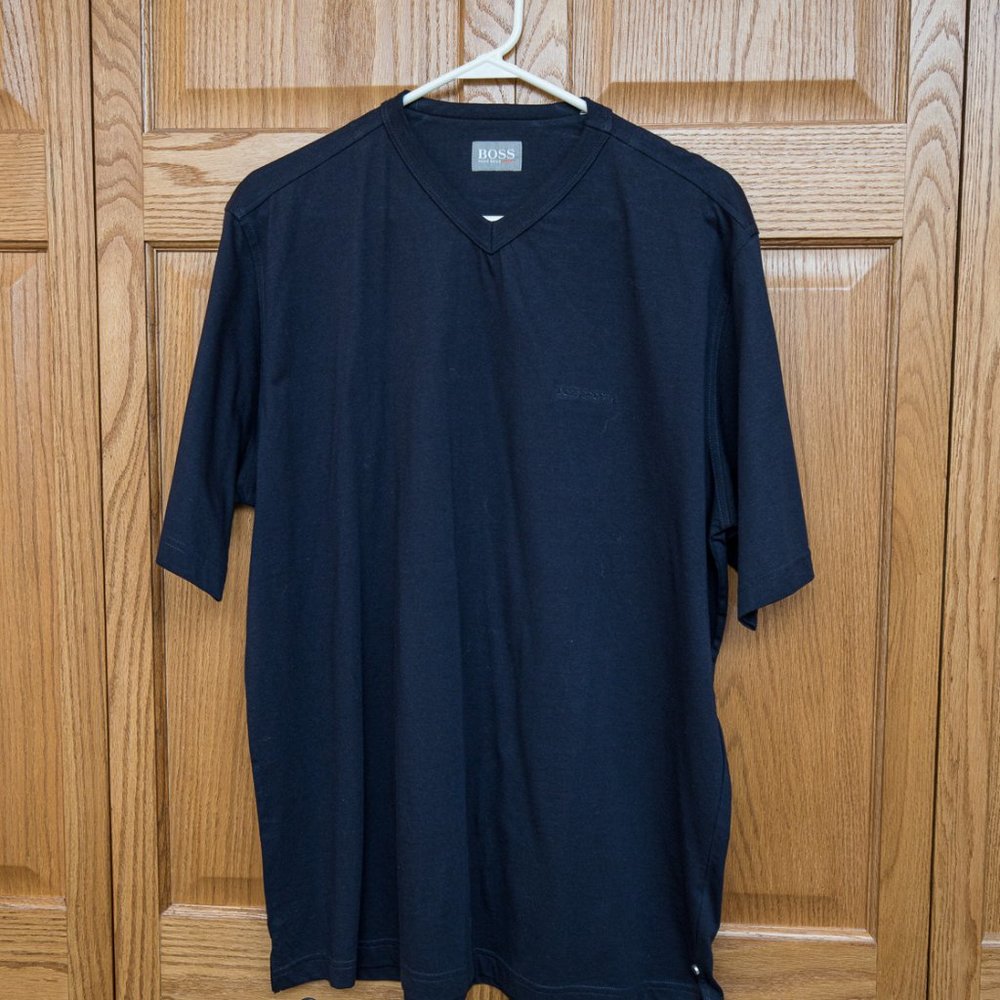 Hugo Boss Sport black t-shirt men's 100%
